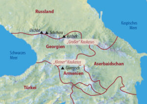 Georgien-Schwarzes Meer, Kaukasus, Großer Kaukasus, Kleiner Kaukasus